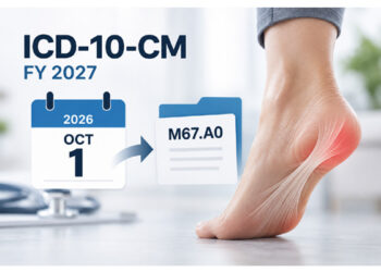 2027 ICD-10-CM 10월 1일부터 적용⋯족저근막염 코드 변경 주의