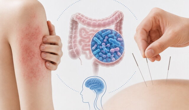 아토피환자, 내관·곡지·족삼리 등에 침 치료 결과, ‘장내 미생물’과 관련 가능성 제시